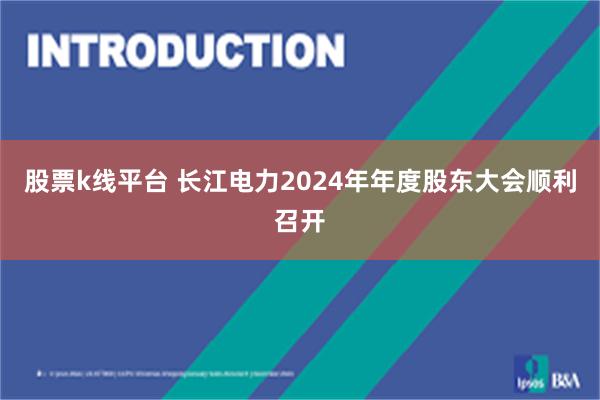 股票k线平台 长江电力2024年年度股东大会顺利召开