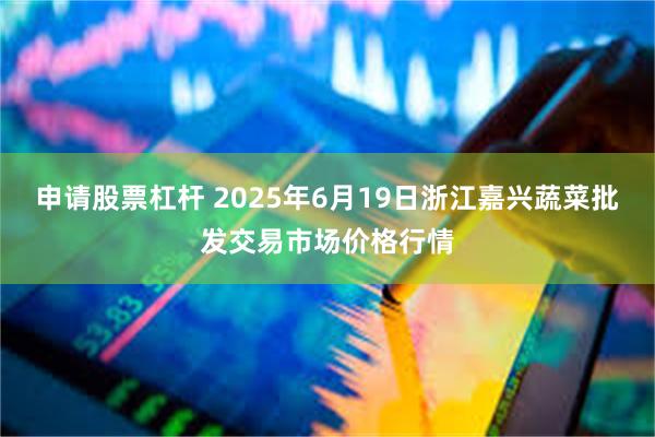 申请股票杠杆 2025年6月19日浙江嘉兴蔬菜批发交易市场价格行情
