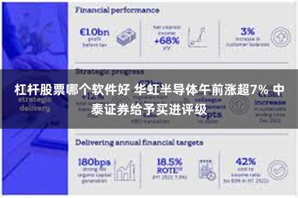 杠杆股票哪个软件好 华虹半导体午前涨超7% 中泰证券给予买进评级